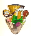 Trash-Stash Bottle-Sleeve Vases Trash-Stash Bottle-Sleeve Vases