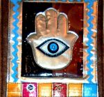 Recycled Art Hamsa Recycled Art Hamsa